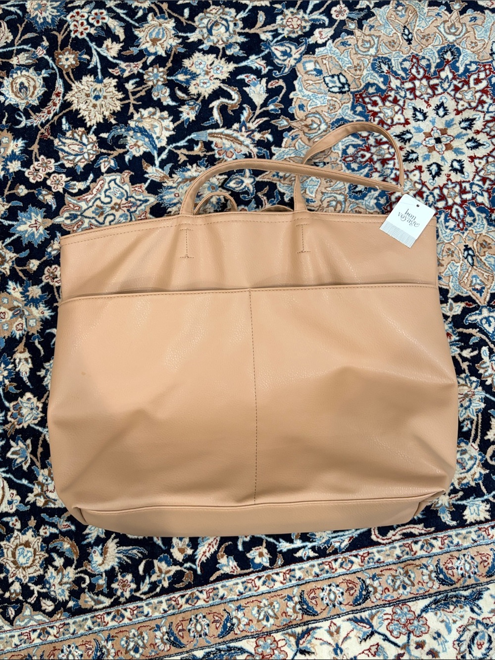 Everyday Tote Bag in Light Tan by Unknown Brand. Large size